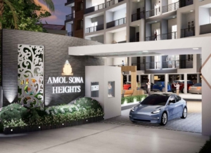 Shyama realty presented by Amol sona heights entrance