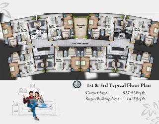 Shyama realty presented by Amol sona heights Floor Plan
