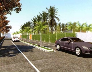 Indraprashtha Gated Community 30ft Road View
