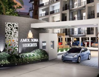 Shyama realty presented by Amol sona heights entrance